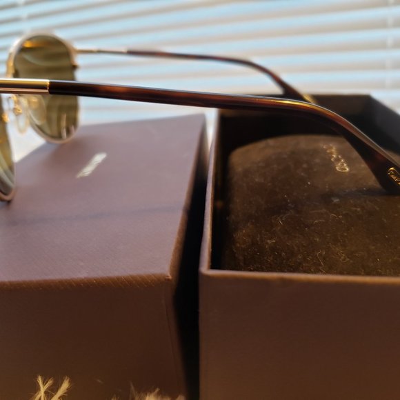 Tom Ford Penelope Aviator Sunglasses - Picture 9 of 9